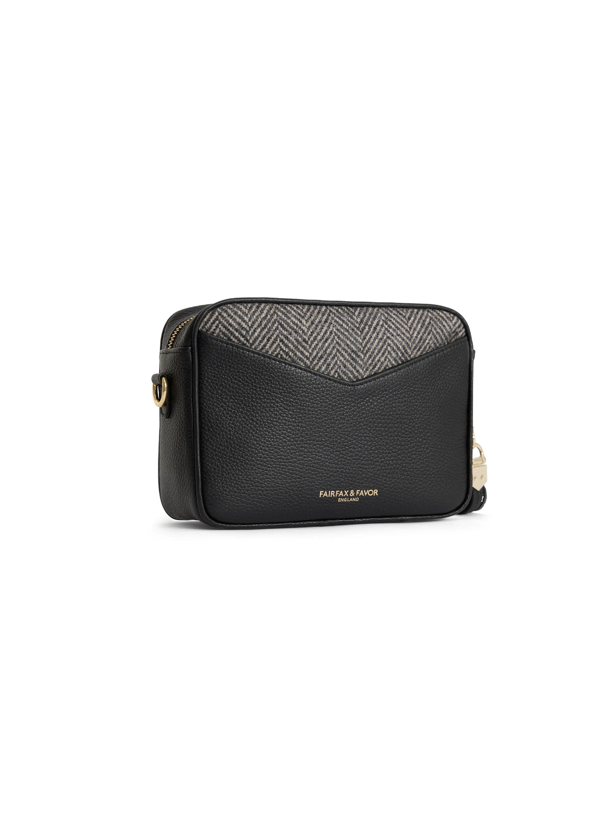 Finsbury - Herringbone Black Leather