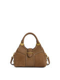 Mini Aviemore Handbag - Tan Suede