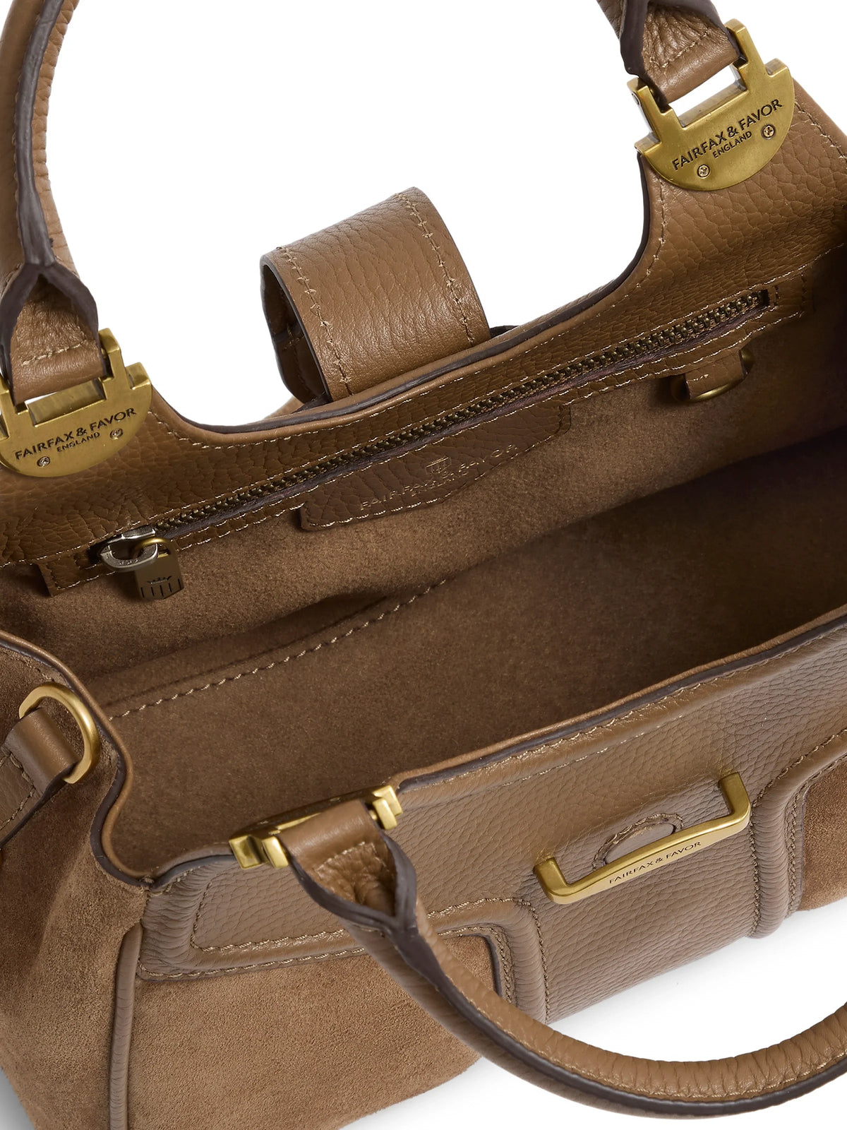 Mini Aviemore Handbag - Tan Suede