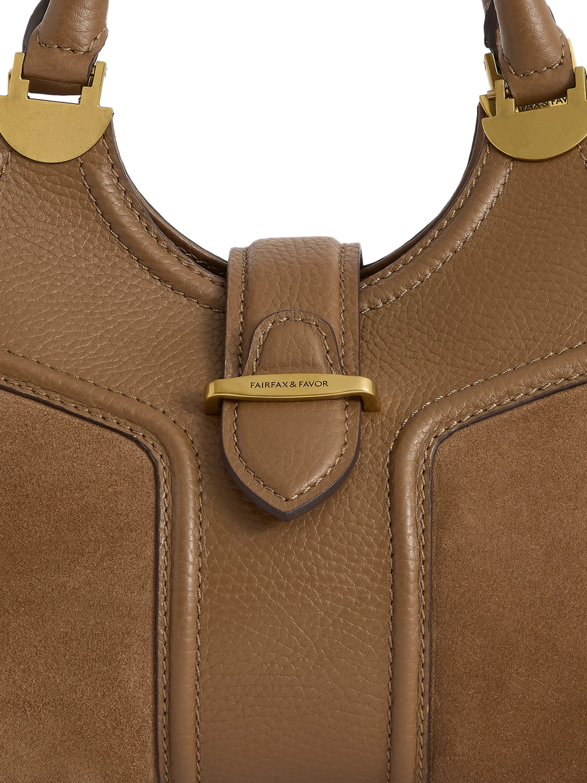 Mini Aviemore Handbag - Tan Suede
