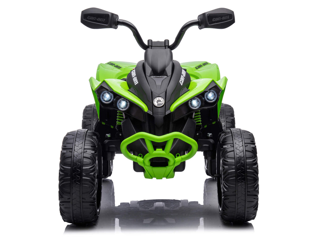 24V Can-Am Kids Renegade 4WD Ride-On Quad - Green