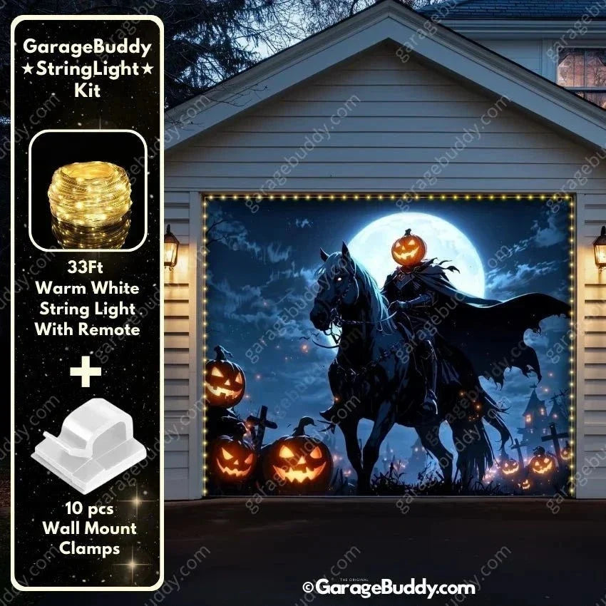 Headless Horseman | Halloween Garage Door Cover