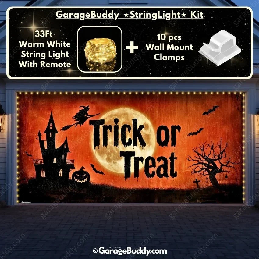 Trick Or Treat | Halloween Garage Door Cover