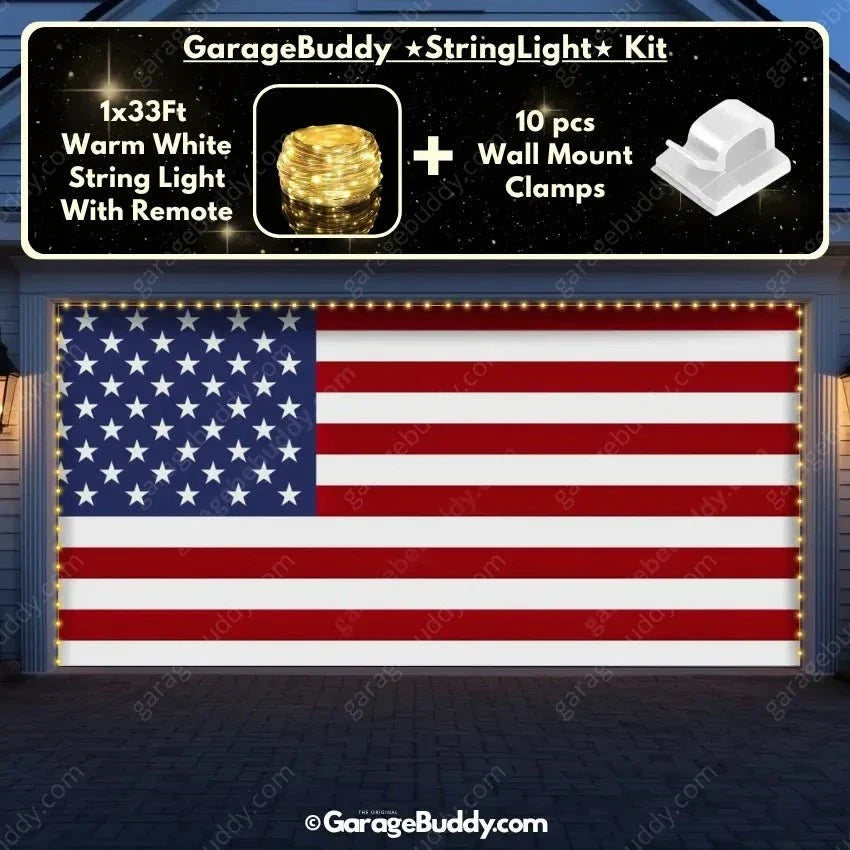United States Of America Flag | Patriotic Garage Door Cover