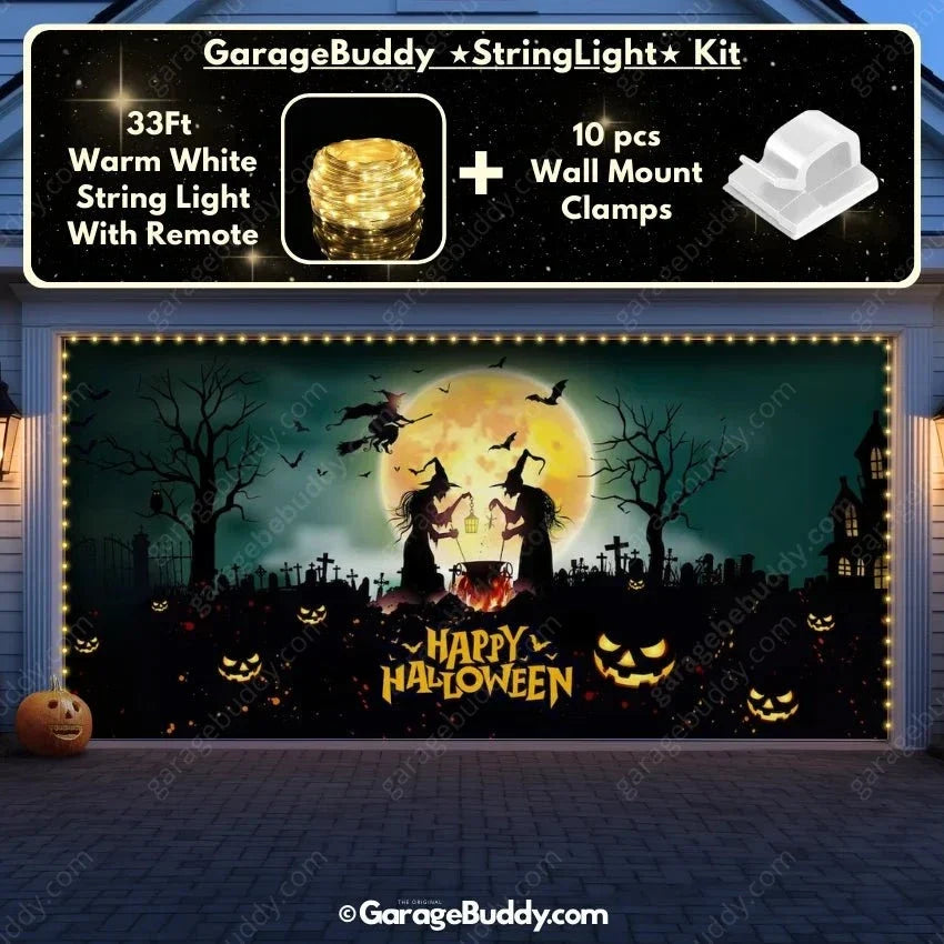 Graveyard Scene | Halloween Garage Door Cover