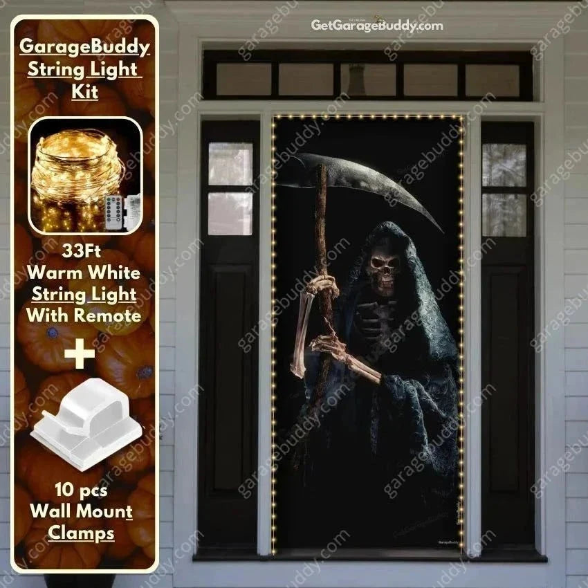 Grim Reaper | Halloween Front Door Cover