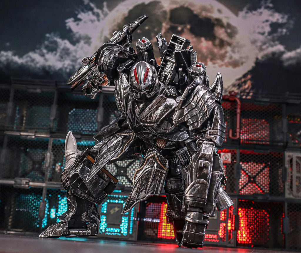 Wei Jiang MW-001 Aircraft Power Enlarged Version Transforming Robot Movie 5 Villain Model Toy With A Height Of 30cm