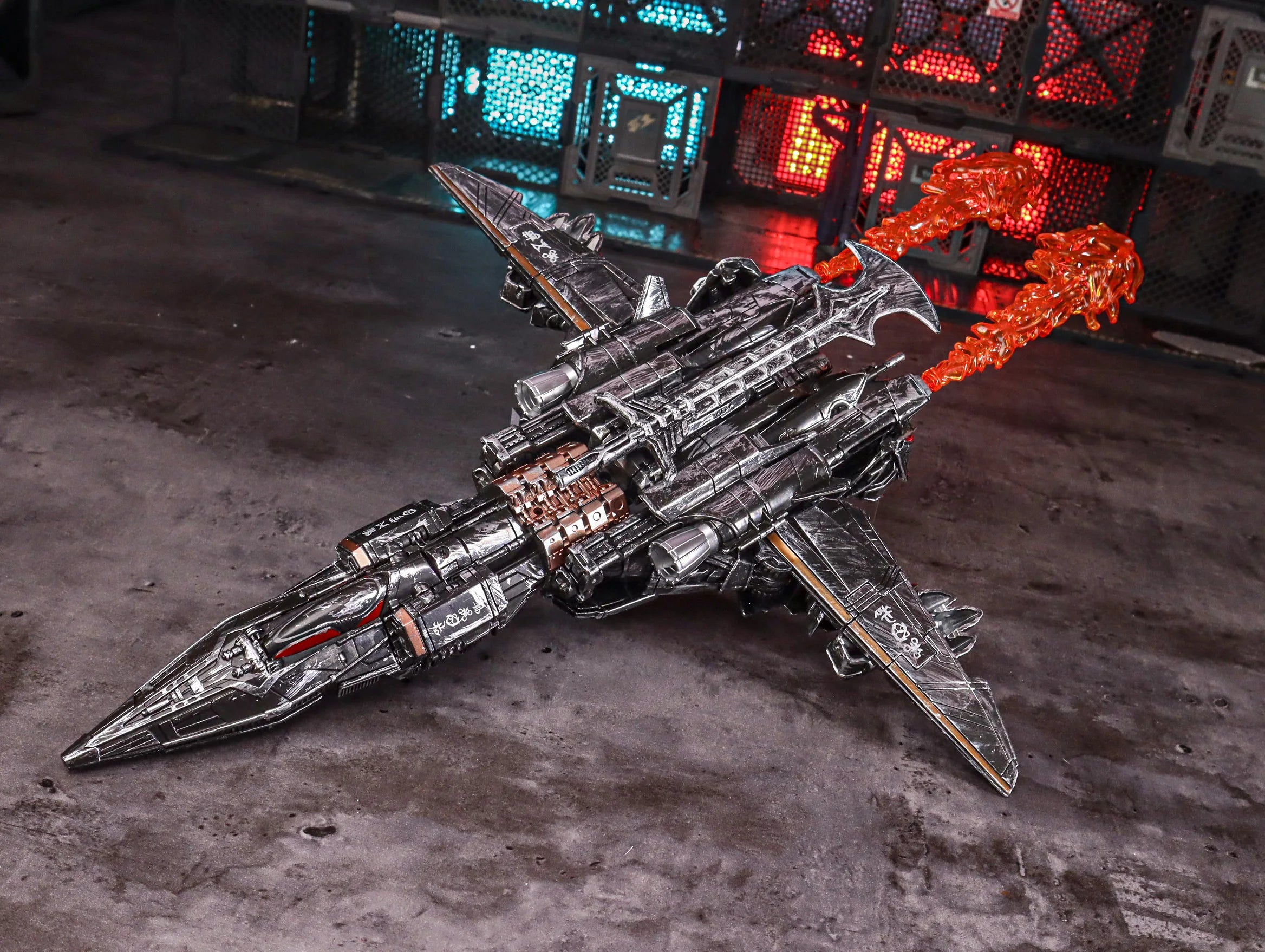 Wei Jiang MW-001 Aircraft Power Enlarged Version Transforming Robot Movie 5 Villain Model Toy With A Height Of 30cm