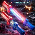 Outdoor Toy Bright Shake Sword Retractable Flash LED Light Shine Cosplay Sword Toy Party Family Interactive Toy For Kids Adult - AliExpress