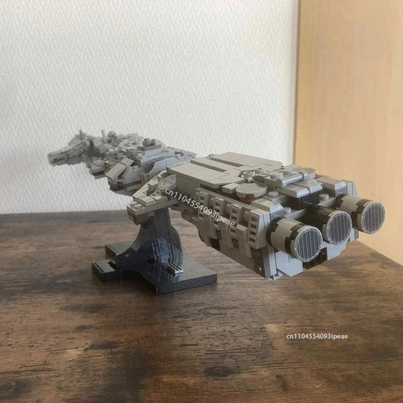 MOC Spaceball Science Fiction Spacecraft Building Blocks Technology DIY Spaceship Assembly Aircraft Bricks Kids Toy Xmas Gift