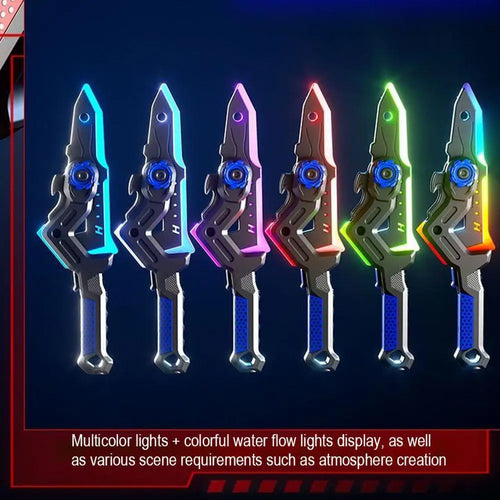 Bright Sword Axe Multi-Color Flash LED Light Streamer Cosplay Sword Toy Party Family Interactive Toy For Kids Adult - AliExpress