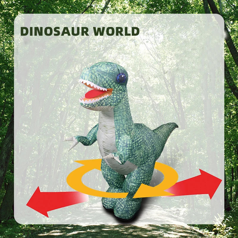 RC Inflatable Dinosaur Toy Car 4CH Remote Control 30m Range