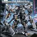Science Fiction Building Blocks Action Robot Mecha Bricks MOC Toys Christmas Gifts Set Adult Desktop Decoration