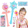 Girls Toys Makeup Set Light Music Snowflake Fairy Magic Wand Girls Play House Decorations Luminous Kids Toys for Girls Gift - AliExpress