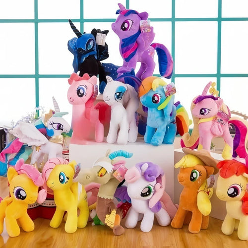 33cm Kawaii My Little Pony Action Figure Universe Princess Moon Princess Nightmare Month Crane Machine Stuffed Toys Gifts - AliExpress 26