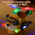 Rotating Tiger with Light Electric Airplane Toddler Cartoon Toys With Sounds Children