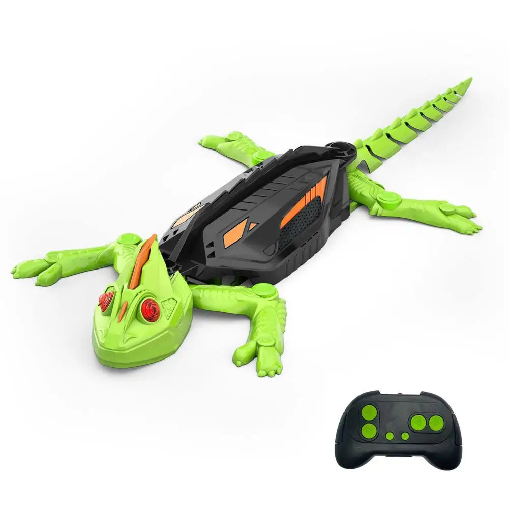 Creative Cockroach Spider Gecko Simulation Crawling Toy Kids Wall Climbing Chameleon Charging Halloween Prank Toy Gifts