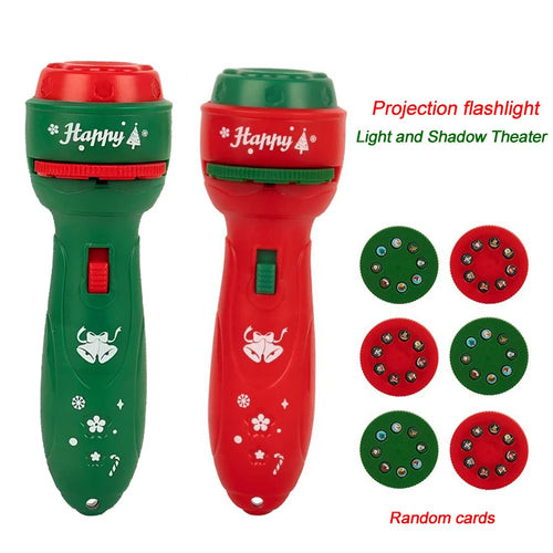 Christmas Cartoon Projection Flashlight Creative Children Flashlight Toy Projector Baby Toys Bedtime Story Book Toy for Kids - AliExpress