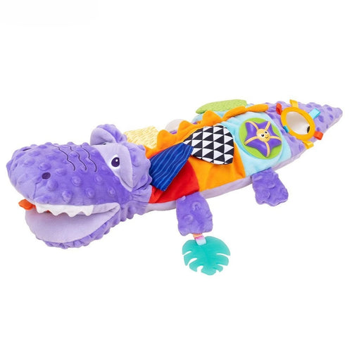 1Pc Cute Biteable Crocodile Plush Toy, educational plaything to develop babies