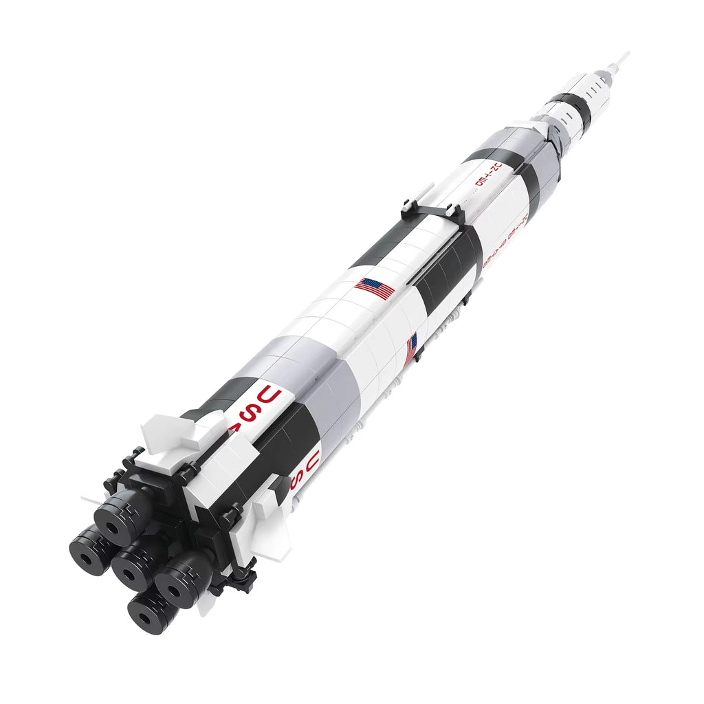 2025 New 602PCS 59cm NASA The Apollo Saturn V Space Exploration Rocket Bricks Kit Model,STEM Science Education Kid Diy Toy Gifts
