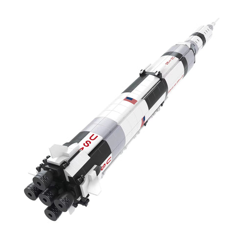 2025 New 602PCS 59cm NASA The Apollo Saturn V Space Exploration Rocket Bricks Kit Model,STEM Science Education Kid Diy Toy Gifts