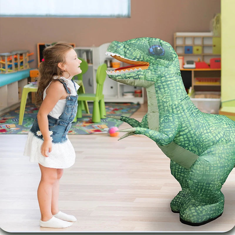 RC Inflatable Dinosaur Toy Car 4CH Remote Control 30m Range