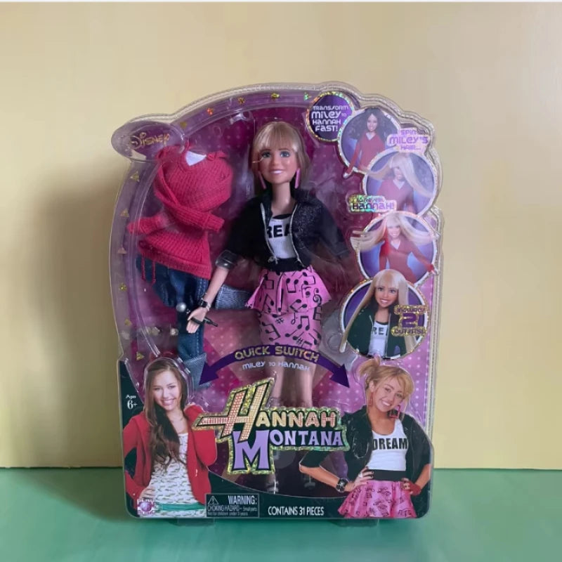 Original Hannah Two Hair Colors Princess Doll Dress Up Fashion Dressup Dolls Accessories Girls Play House Toys Holiday Gifts