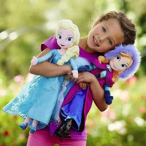 50cm Frozen Elsa Doll Princess Anna Elsa plush Doll Elza Stuffed Kids Toys Halloween Birthday Gift - AliExpress 26