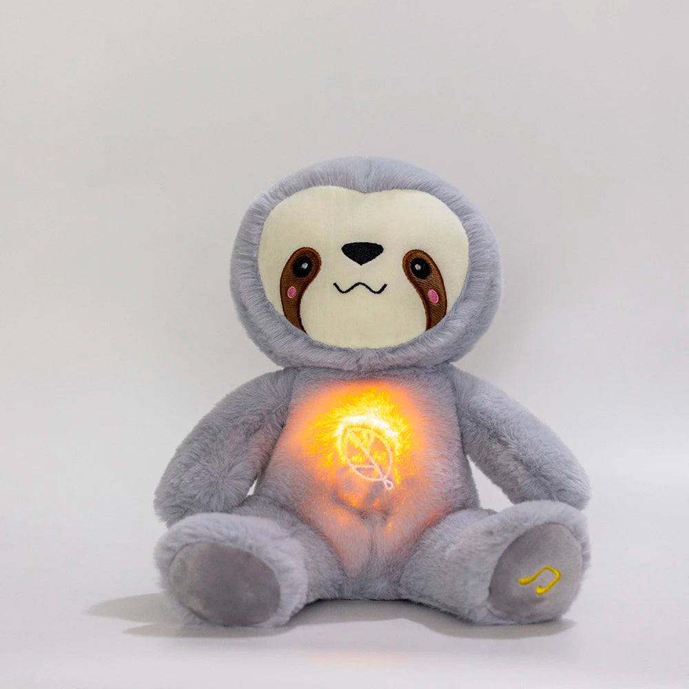 Kawaii Soothing Sloth Plush Doll Breathing Bear Toy Kids Soothing Music Baby Sleeping Companion Sound and Light Doll Toy - AliExpress 26