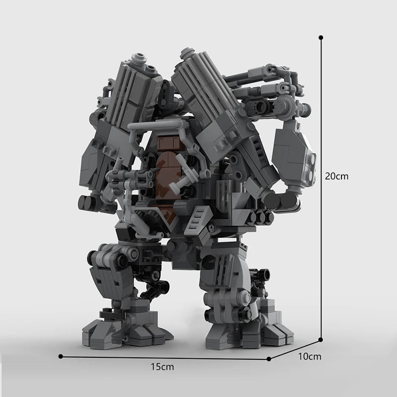 GSBAN Matrixedss Mechanical Mecha Robots  MOC APU Building Blocks Toys for Gifts Bricks MOC-137552