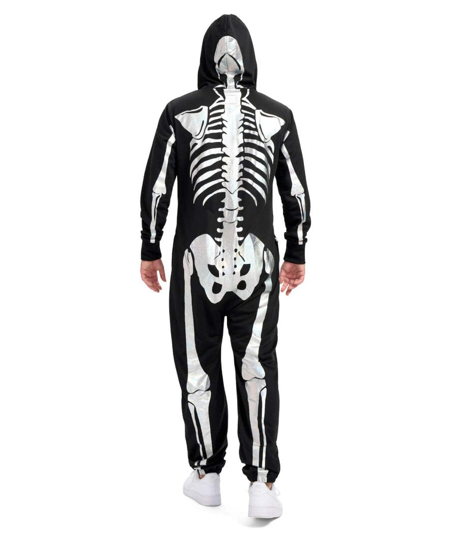 Men's Shimmer Skeleton Costume