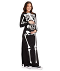 Pregnant Skeleton Maternity Costume Dress