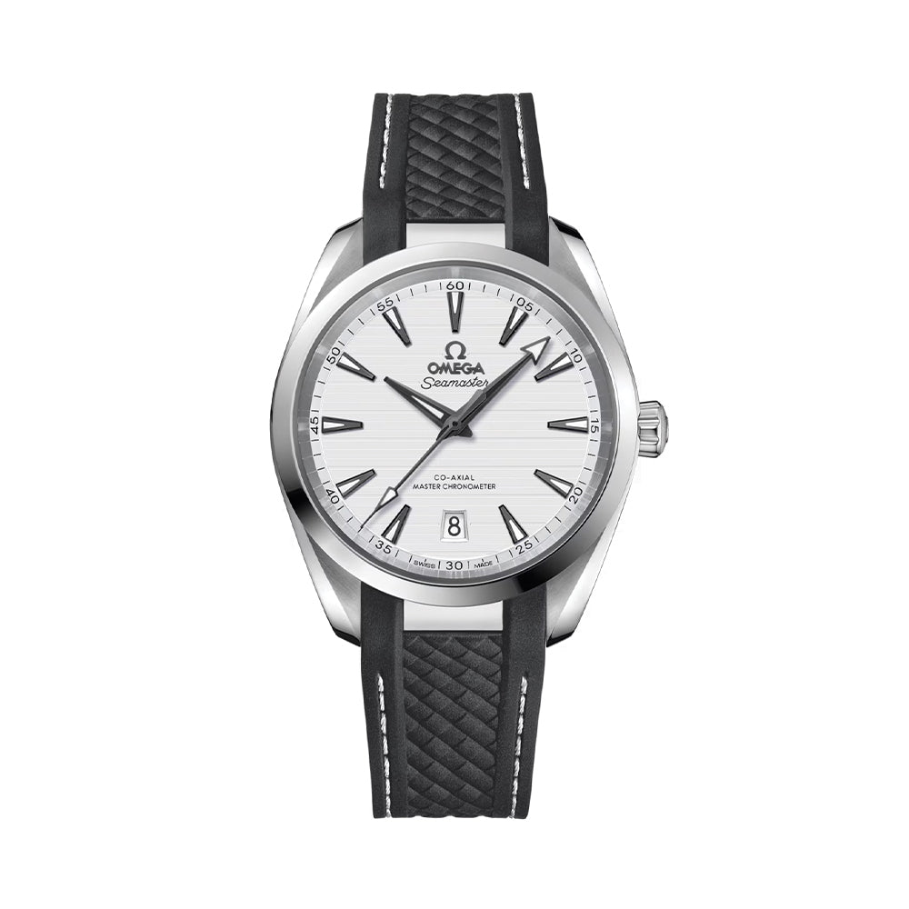 Seamaster Aqua Terra 150M 38mm - Silver on Rubber Strap