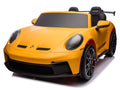24V Porsche 911 GT3 Kids 2-Seater Ride On Car - Yellow