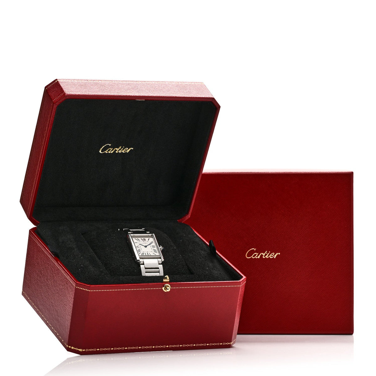 Stainless Steel 25mm Must de Cartier Tank Quartz Watch