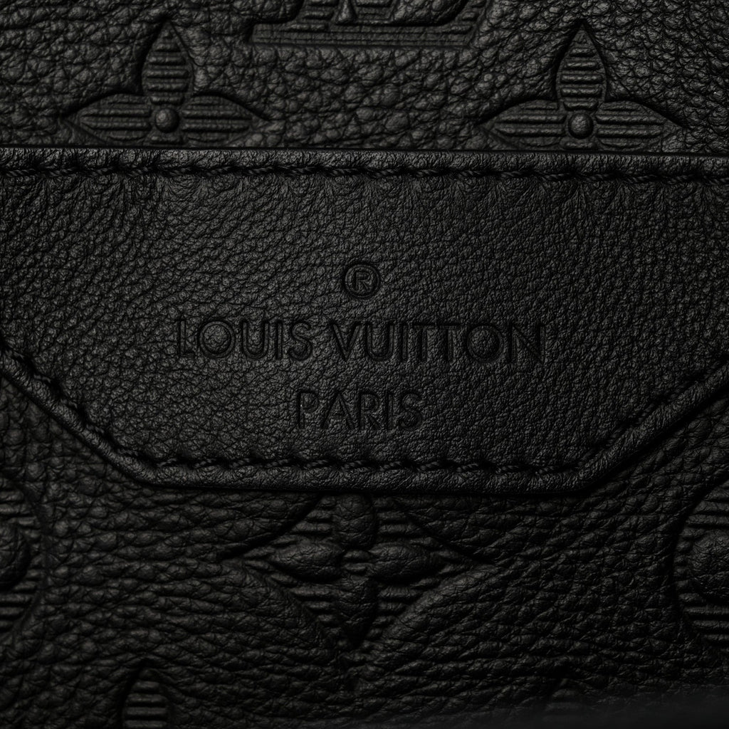 Calfskin Monogram Shadow Trio Messenger Black