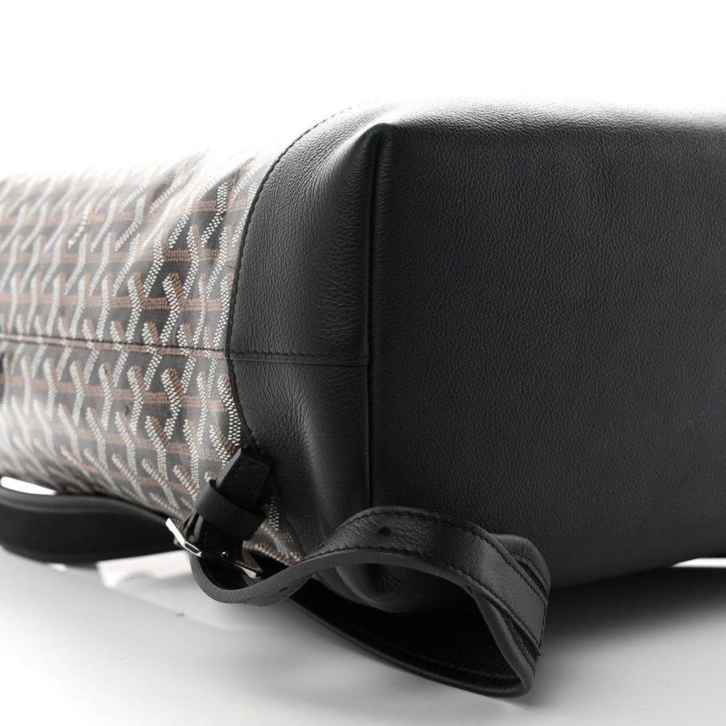 Goyardine Calfskin Cisalpin Backpack Black