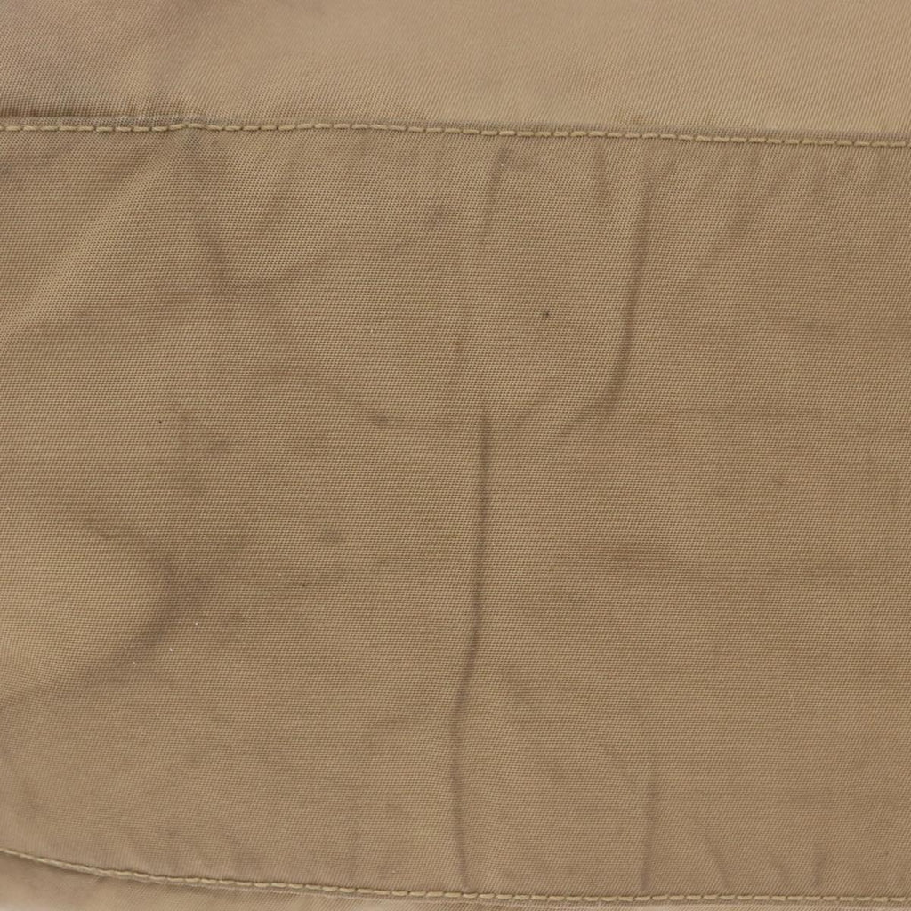 PRADA Hand Bag Nylon Beige Auth ar14168