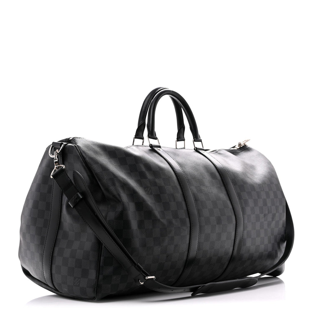 Damier Graphite Keepall Bandouliere 55