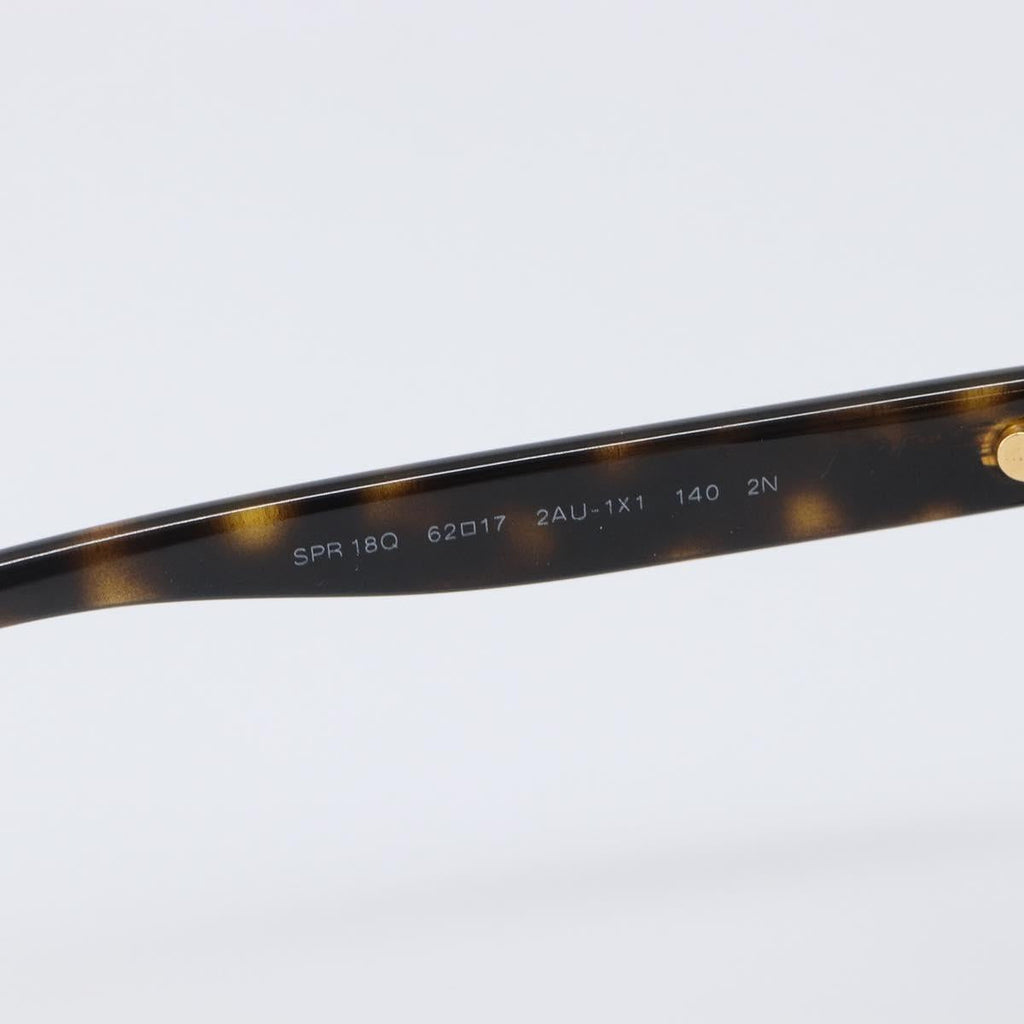 PRADA Sunglasses Plastic Brown Gold Tone Auth BA15543
