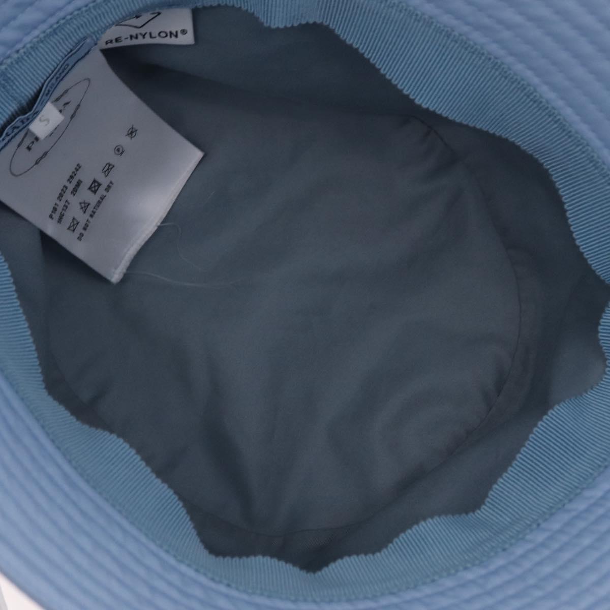 PRADA Bucket hat Hat Nylon S Light Blue Auth BA16460M