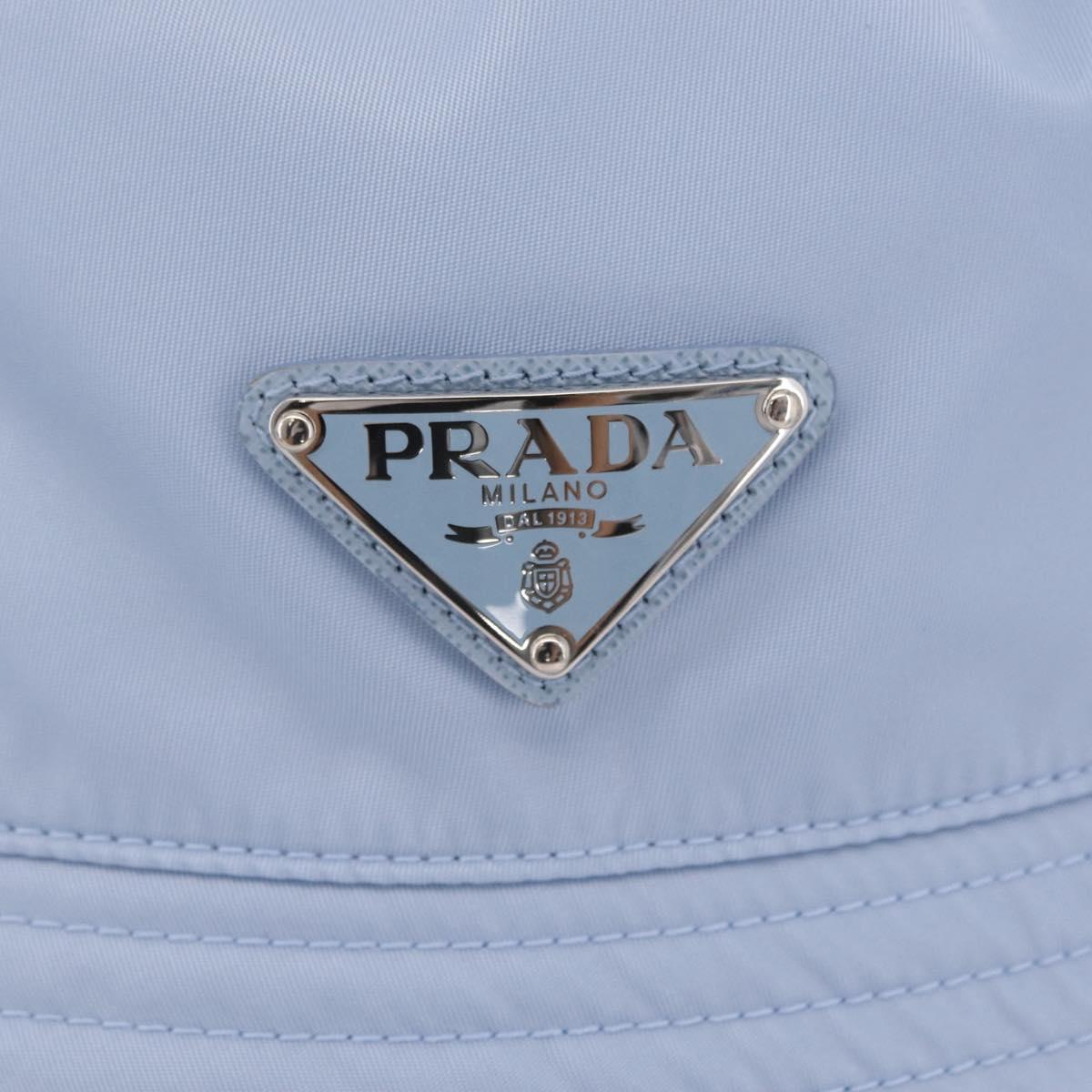 PRADA Bucket hat Hat Nylon S Light Blue Auth BA16460M