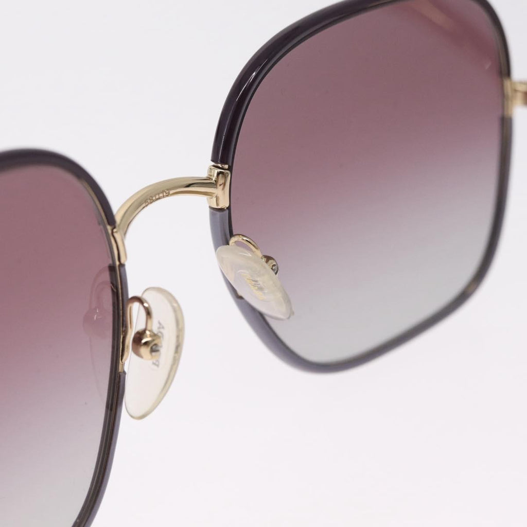 PRADA Sunglasses Plastic Purple Gold Auth BA16731V