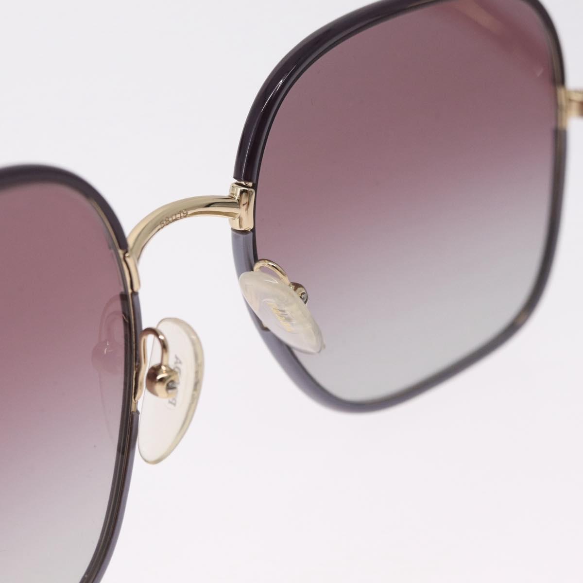 PRADA Sunglasses Plastic Purple Gold Auth BA16731V