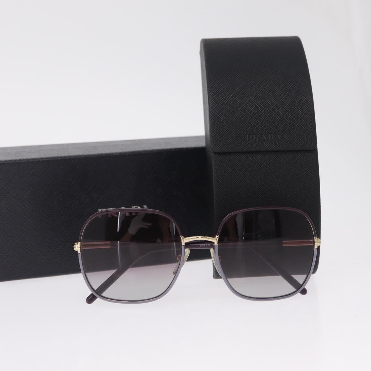 PRADA Sunglasses Plastic Purple Gold Auth BA16731V