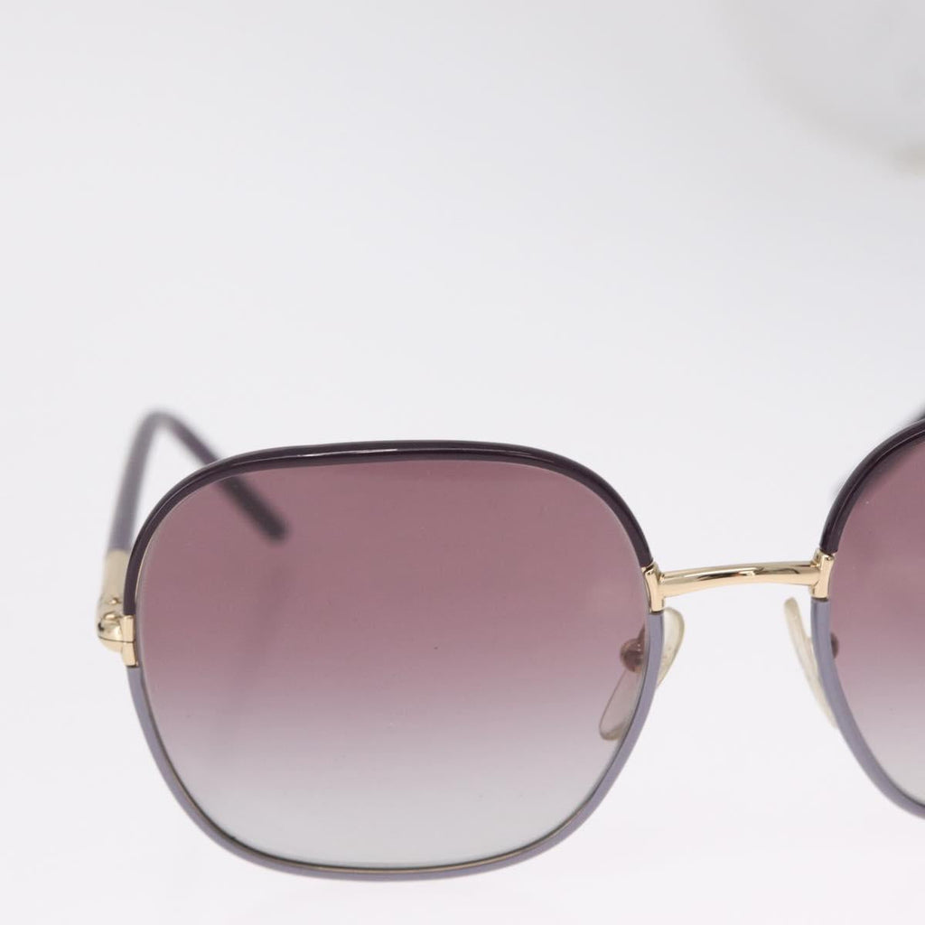 PRADA Sunglasses Plastic Purple Gold Auth BA16731V