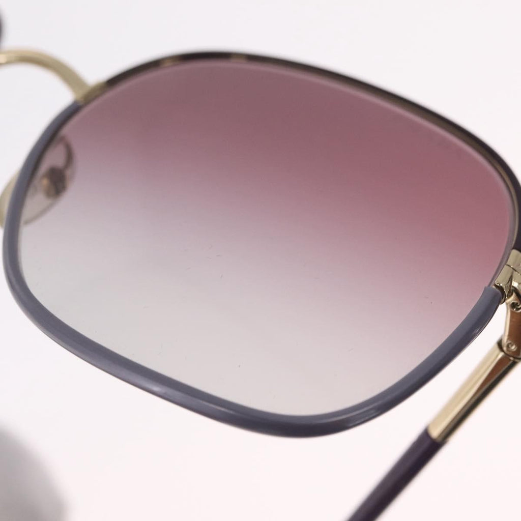 PRADA Sunglasses Plastic Purple Gold Auth BA16731V