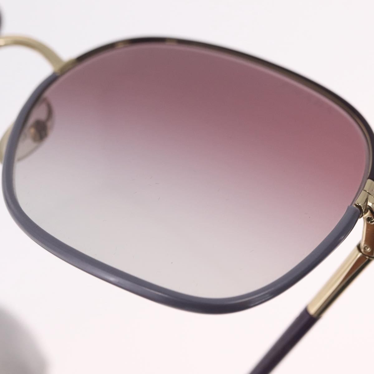 PRADA Sunglasses Plastic Purple Gold Auth BA16731V