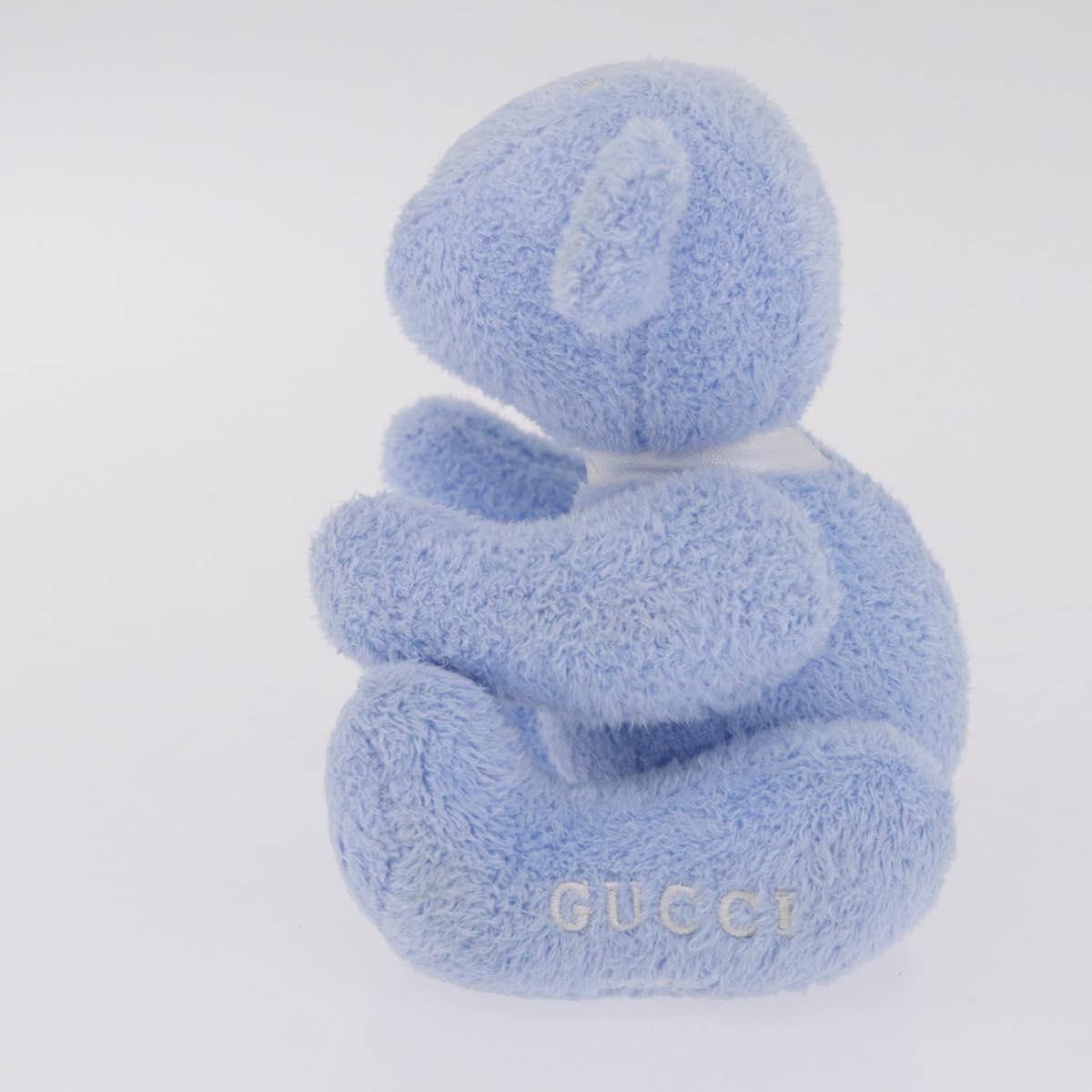 GUCCI Teddy Bear Pile 2 Set Light Blue Auth BA16761