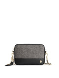 Finsbury - Herringbone Black Leather